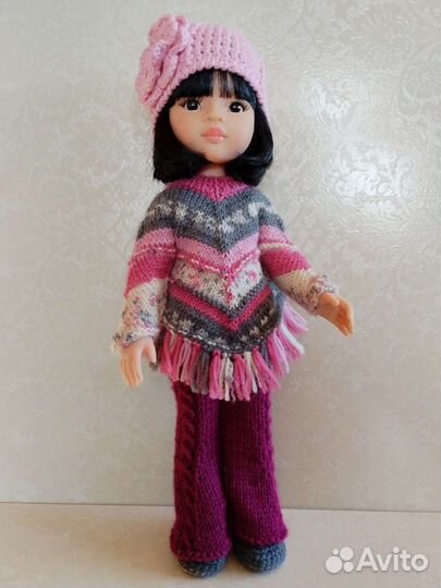 Вязаные комплекты одежды для кукол Паола Рейна