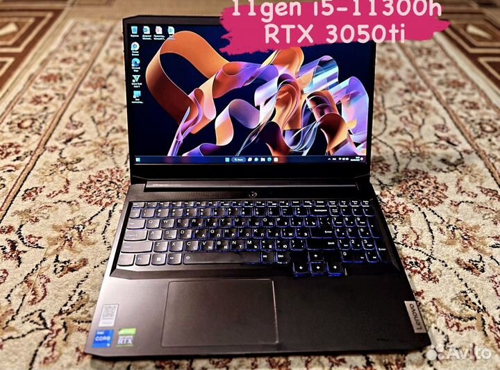 Gaming Lenovo Legion 11gen i5-11300h/RTX3050ti