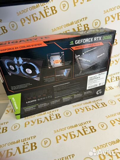 Gigabyte RTX 3060 12Gb 192bit новая