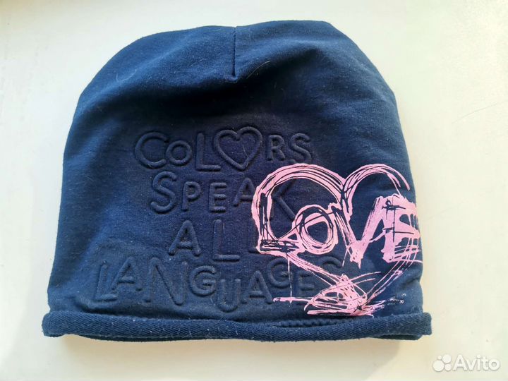 Демисезонная шапка Benetton, шарфы