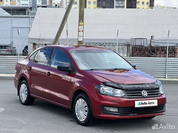 Volkswagen Polo 1.6 МТ, 2015, 180 000 км