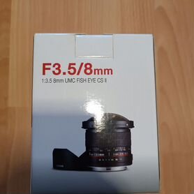 Samyang 8mm f3.5 CSii nikon