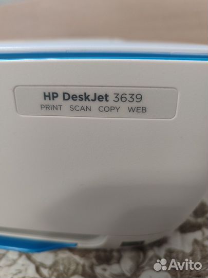 Цветной струйный принтер (мфу) hp 3639