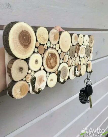 Ключница из можжевельника