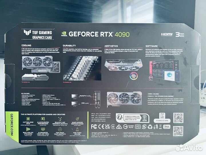 Видеокарта Asus tuf gaming OC 4090
