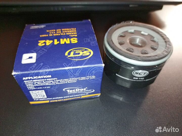 Фильтр масляный (новый) Ларгус, Логан, Дастер