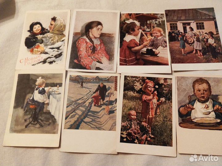 Почтовые открытки и открытые письма 50-е гг