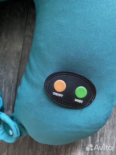 Массажная подушка-подголовник, 6 режимов вибрации