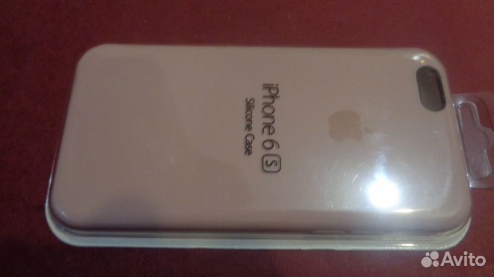 Чехол для iPhone 6 s новый розовый силиконовый