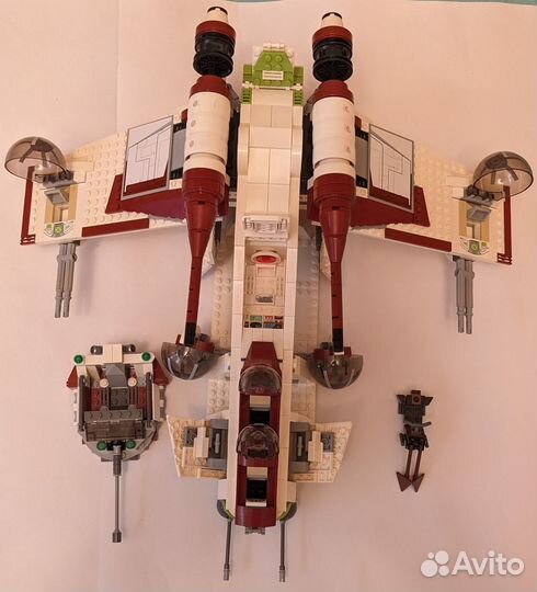 Lego 75021+75019 Republic Gunship + AT-TE