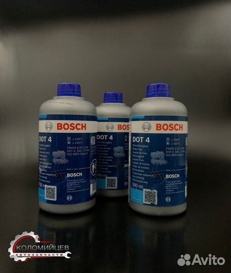 Тормозная жидкость Bosch DOT 4 (0.5л)