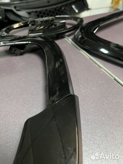 Молдинги бампера черный глянец LADA vesta