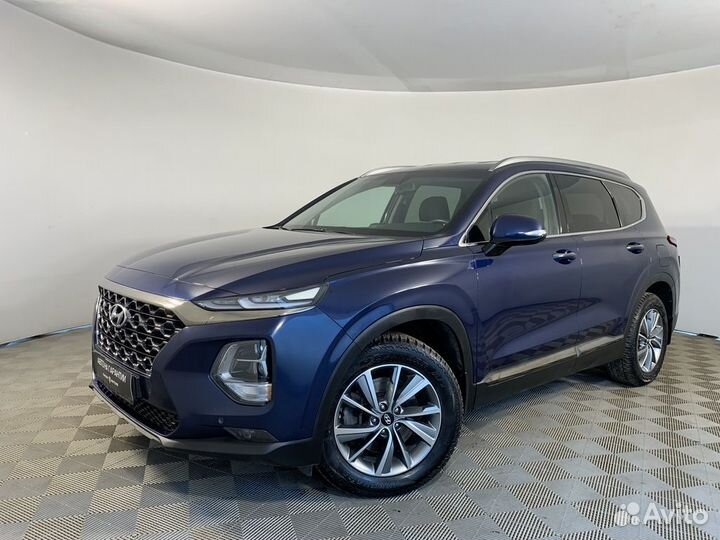 Hyundai Santa Fe 2.2 AT, 2019, 94 201 км