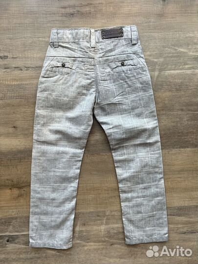 Брюки на мальчика 110 хлопок легкие на лето