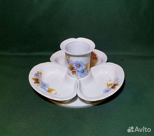 Менажница с вазой. Вербилки