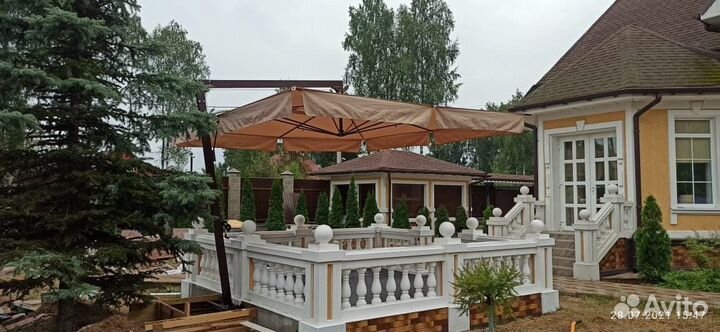 Зонты уличные. Зонты для сада. Боковые 4х4