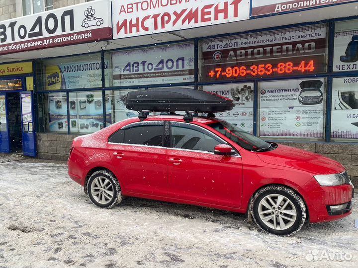 Бокс багажник на крышу Магнум 390 Быстросъем