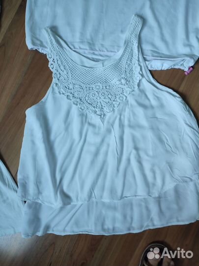 Блузка и топы белые, р. 152-164