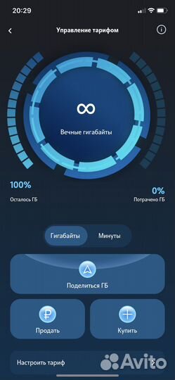 Продажа гб теле2