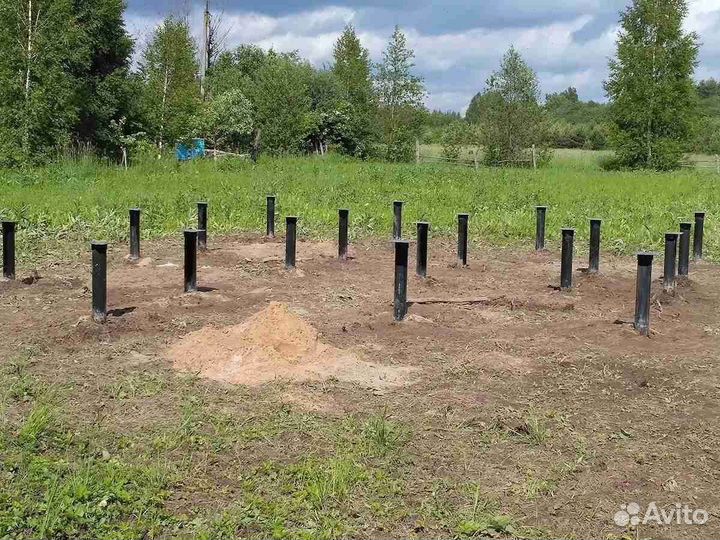 Сваи винтовые с доставкой и монтажом