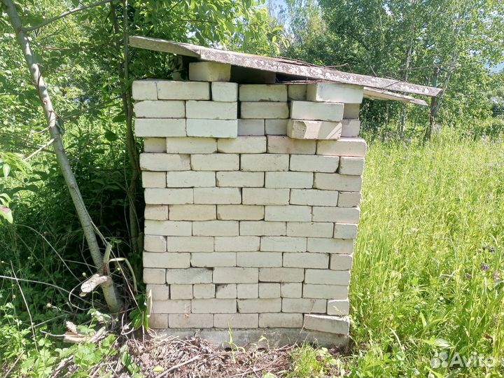 Кирпич белый силикатный бу