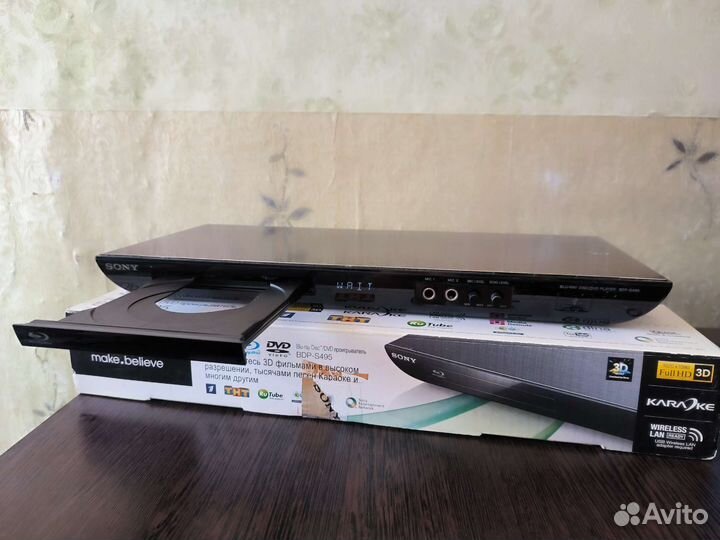 3d blu ray плеер sony BDP-S495