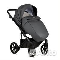 Коляска 2в1 Tutis Viva 4 Eco-Leather (Shadow Grey)