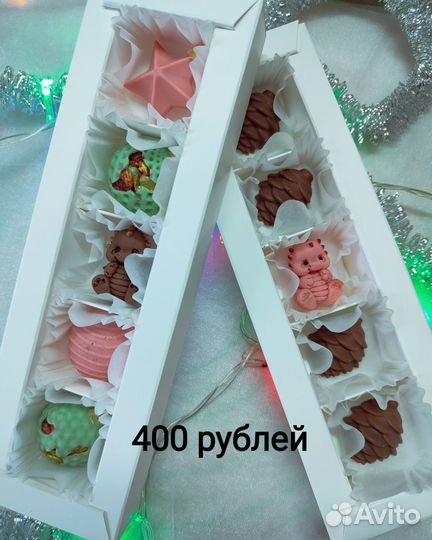 Конфеты ручной работы на новый год, корпоративные