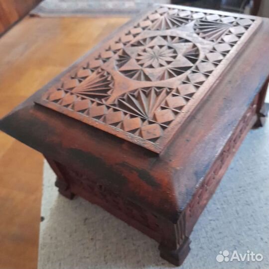 Шкатулка деревянная СССР