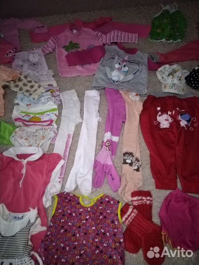 Вещи пакетом на девочку 1 год