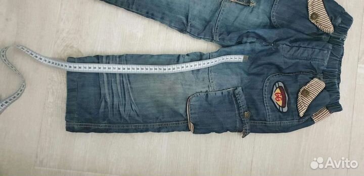 Костюм джинсовый утепленный 110