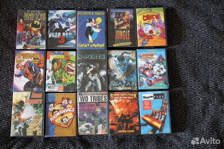 Картриджи для Sega 16 bit