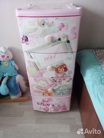 Комод детский пластиковый