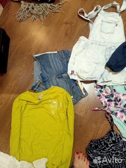 Детские вещи пакетом на девочку 13 лет (вещи супер