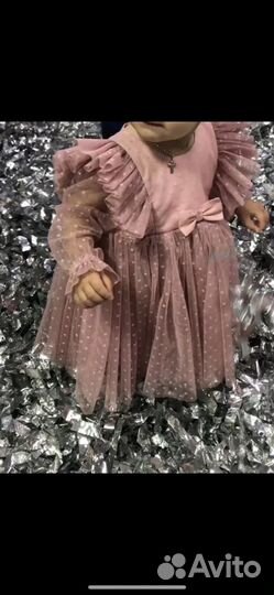 Платье для девочки 92