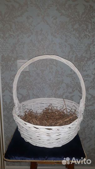 Корзина хендмейд новая для цветов/фруктов/пикника