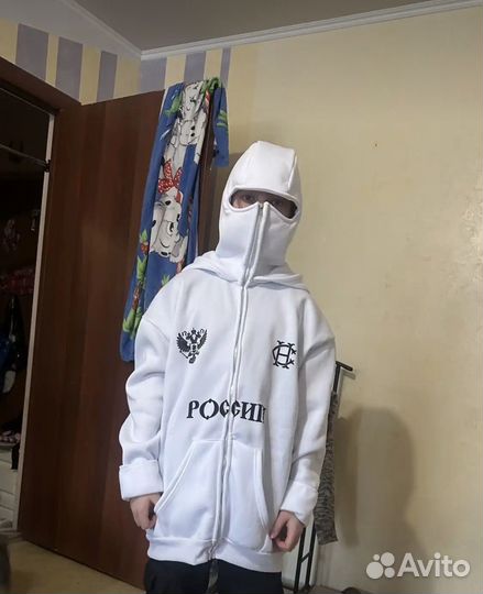 Зип худи россия с балаклавой
