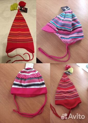 Новые шапочки 50 52 Деми и зима немецкое качество
