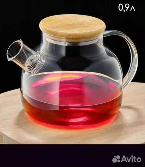 Чайник заварочный стеклянный