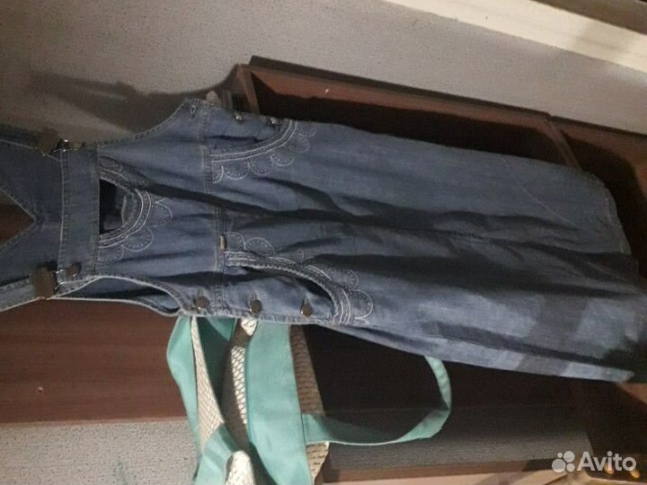 Сарафан джинсовый