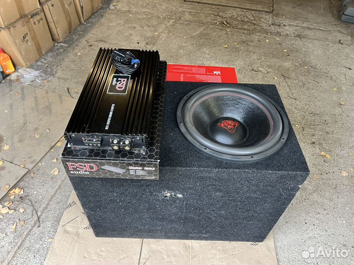 Аудиосистема gorilla bass e15 fsd master 2000.1