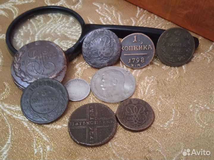 Старинные монеты, медь