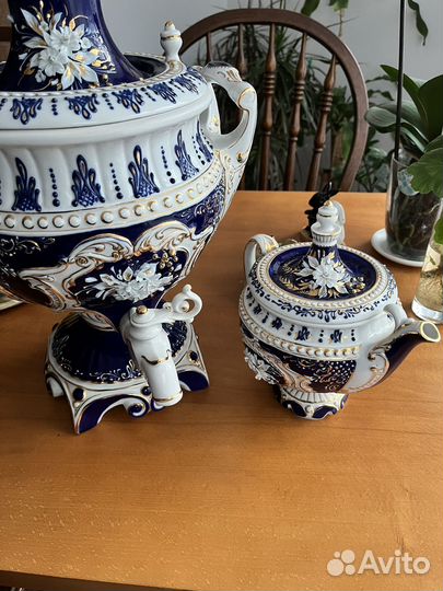 Самовар электрический гжель