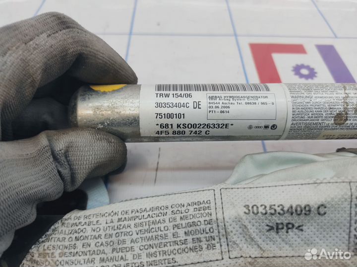 Подушка безопасности боковая (шторка) правая Audi