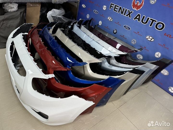 8 Бампер передний Хундай Солярис 10-14 год