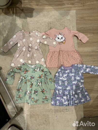 Большой пакет вещей для девочки