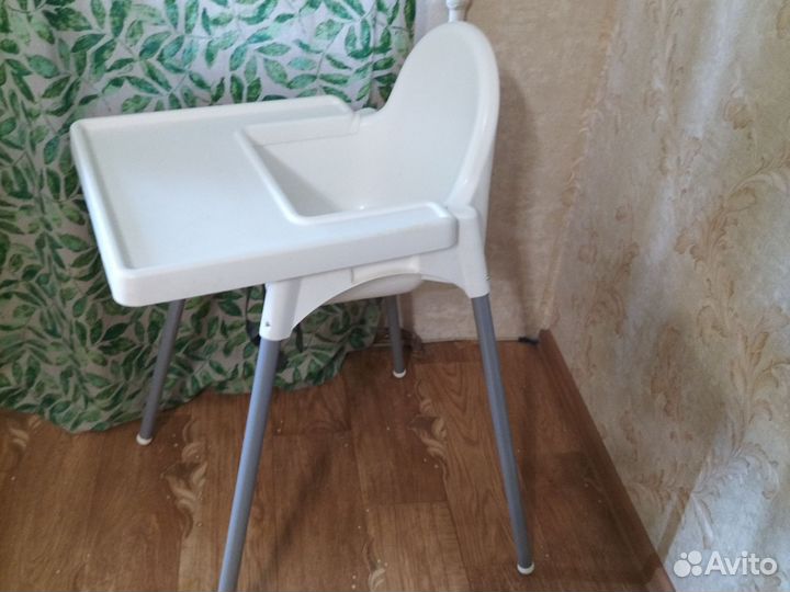 Стульчик для кормления IKEA с подушкой