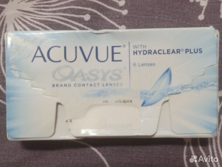 Линзы контактные acuvue oasys
