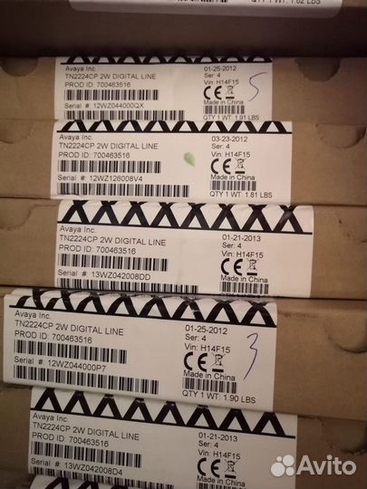 Платы avaya новые