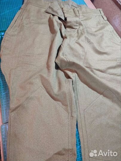 Ткань шароварная (двойная диагональ, хаки)